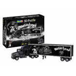 KIT PARA MONTAR REVELL QUEBRA CABEÇA 3D PUZZLE CAMINHÃO TOUR TRUCK MOTÖRHEAD 130 PEÇAS REV 00173